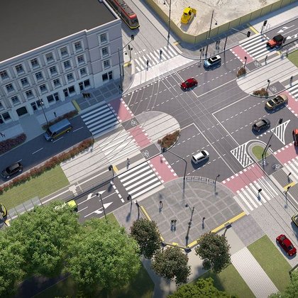 Nowe torowiska tramwajowe, fot. wiz.