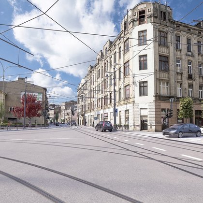 Nowe torowiska tramwajowe, fot. wiz.