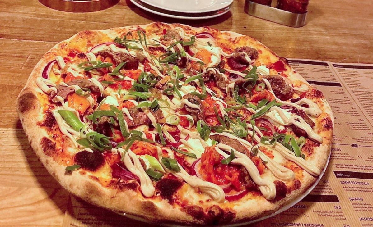 Bulgogi pizza, fot. Jemy w Łodzi