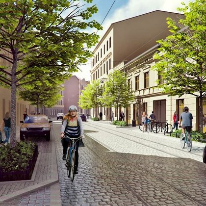 Nowe torowiska tramwajowe, fot. wiz.